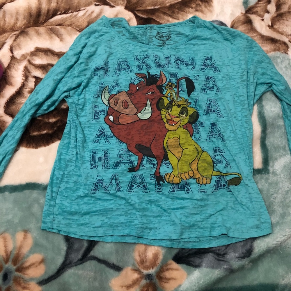 Disney blue long sleeve from the lion king.